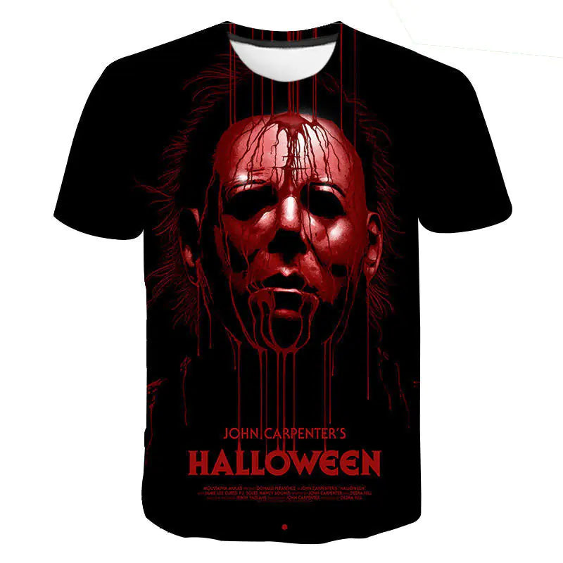 Horror Christmas Hip Hop Scene Men's Polyester T-Shirt